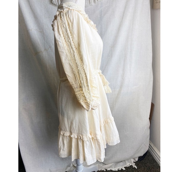 Cleobella Evie Taisha Mini Dress in Cream Size Small NWT - Picture 4 of 11